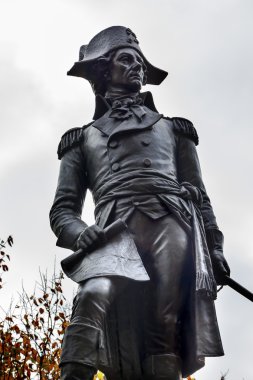 Kosciuszko heykel Lafayette Parkı sonbahar Washington Dc