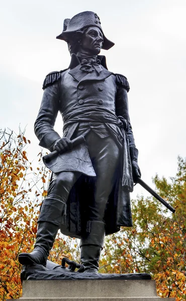 Estatua de Kosciuszko Lafayette Park Otoño Washington DC — Foto de Stock