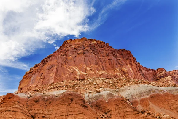 Capitol Reef Sandstone Mountain Capitol Reef National Park Torre — Stock Photo, Image