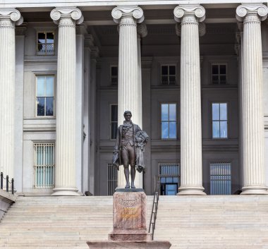 Bizi Hazine Bakanlığı alexander hamilton heykel washington dc