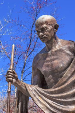 Gandi heykel Hint Büyükelçiliği Embassy satır Washington Dc