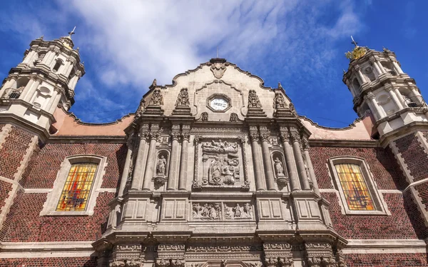 Guadalupe Christmas günü Mexico City Mexic, eski bazilikanın Tapınak — Stok fotoğraf