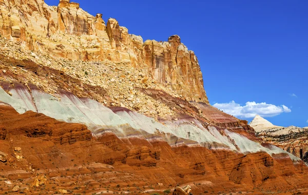 Le Château Capitol Reef Sandstone Mountain Capitol Reef National — Photo