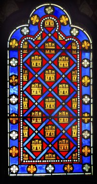 French Monarchy Symbols Stained Glass Sainte Chapelle Paris Fran