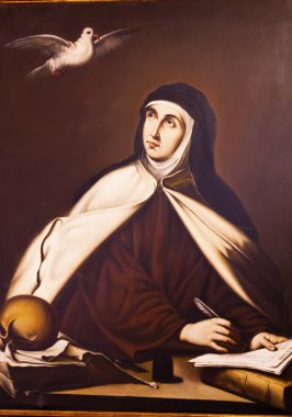 Saint Teresa Painting Convento de Santa Teresa Avila Castile Spa