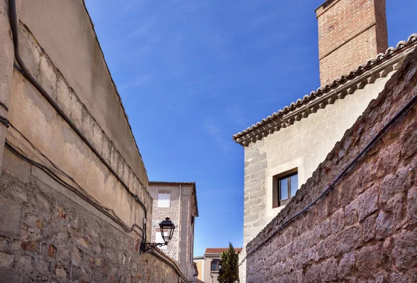 Avila Narrow City Streets Castle Walls Swallows Cityscape Castil — Stok fotoğraf