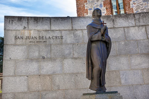 San Juan de la Cruz Statue Avila Castile Spain — 스톡 사진