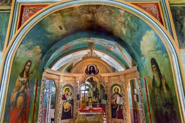 Ancient Rectory Saint Michael Vydubytsky Monastery Kiev Ukraine clipart