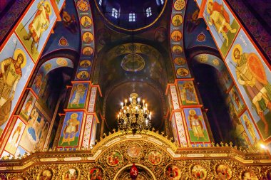 Ancient Mosaics Basilica Saint Michael Cathedral Kiev Ukraine clipart