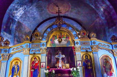 Ancient Basilica Mikhaylovsky Church Vydubytsky Monastery Kiev Ukraine clipart