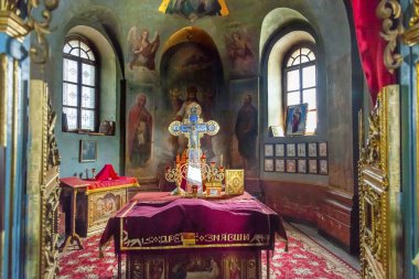 Basilica Mikhaylovsky Church Vydubytsky Monastery Kiev Ukraine clipart