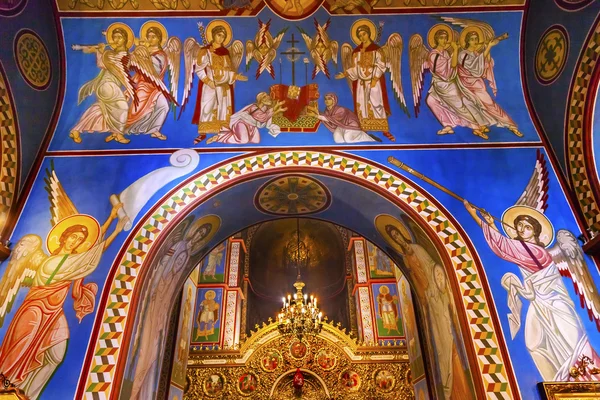 Antigos Mosaicos Basílica Catedral de São Miguel Kiev Ucrânia — Fotografia de Stock