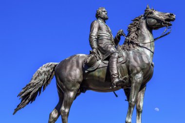 Tümgeneral George Henry Thomas iç savaş heykel Moon Thomas daire Washington Dc