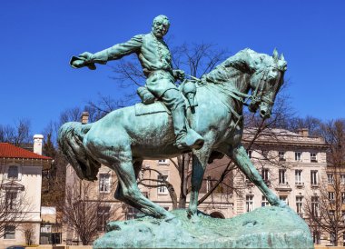 Genel Phil Sheridan heykel Sheridan Circle Embassy Row çamaşır