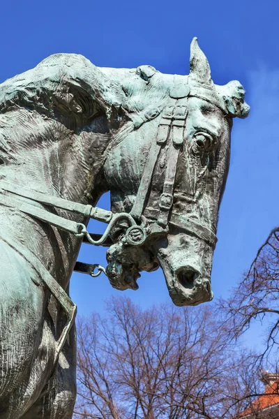 General Philip Sheridan pomnik koło Sheridan Embassy Row Washington Dc — Zdjęcie stockowe