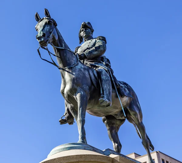 Generálporučík Winfield Scott socha Scott kruh Washington — Stock fotografie