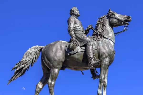 Statua Maggiore Generale Thomas Guerra Civile Thomas Circle Washington DC — Foto Stock