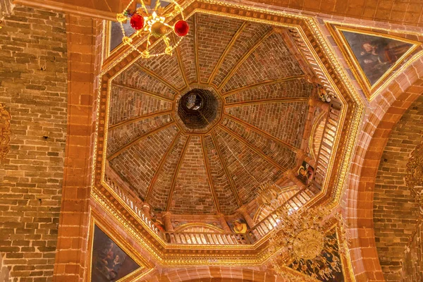 Basilica Dome Christmas Parroquia Archangel Church San Miguel de Allende Mexico — Stock Photo, Image