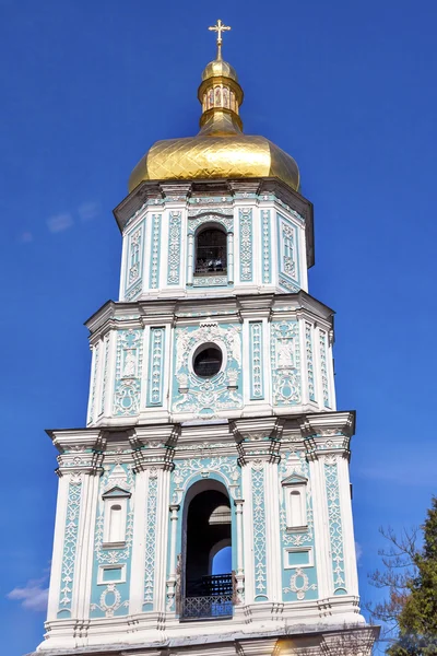 Saint Sophia Sofia Cathedral Tower Sofiyskaya Square Kiev Ukrain — Stock Photo, Image