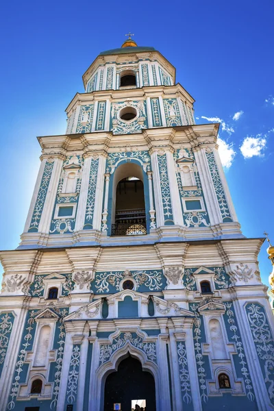 Cattedrale di Santa Sofia Spire Tower Sofiyskaya Square Kiev — Foto Stock