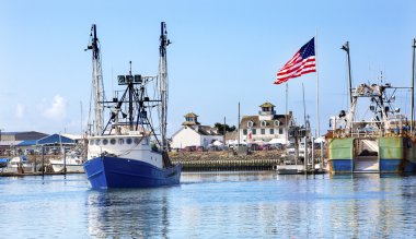Tekne Deniz Müzesi bayrak Westport Grays Harbor Washington Balık tutma