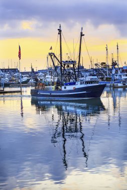 Large Fishing Boat Westport Grays Harbor Washington State clipart