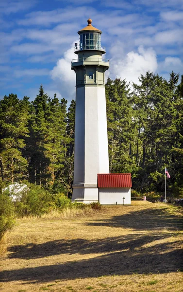 グレイズハーバー灯台海事博物館ウェスト ポート ワシントン州 — ストック写真