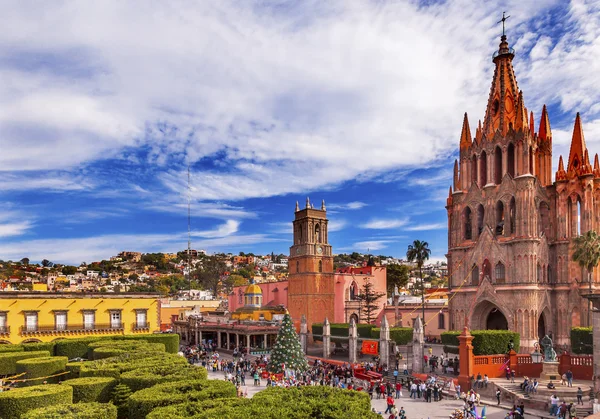 Церковь Архангела Попугая Жардина Сан-Фелипе-Мехико — стоковое фото