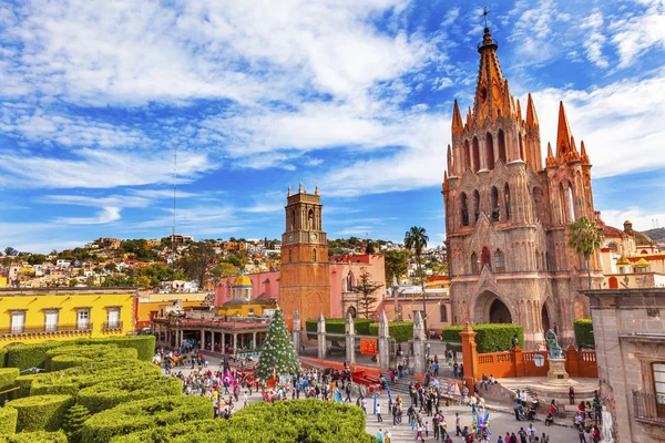 Parroquia Jardin Başmelek Kilisesi San Miguel de Allende Meksika