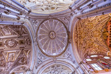 Cathedral Ceiling Dome Mezquita Cordoba Spain