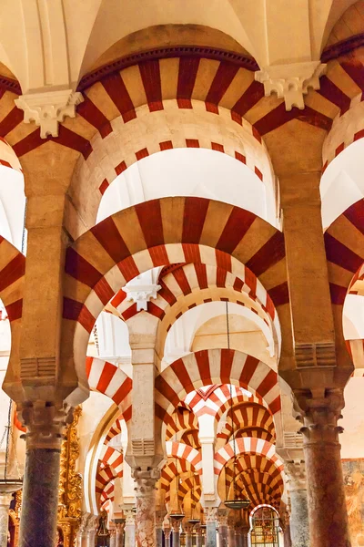 Arches Pillars Mezquita Cordoba Spain — Stock Photo, Image