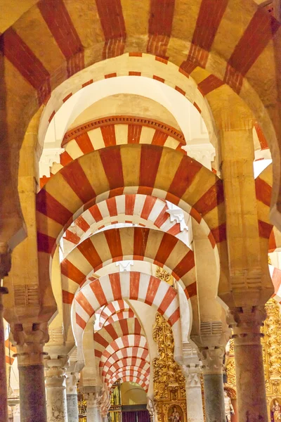 Arches Pillars Mezquita Cordoba Spain — Stock Photo, Image