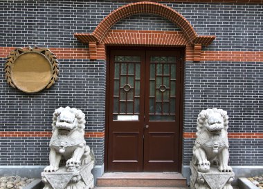 Eski Çin Üniversitesi Sanat eski Duolon kültürel yol Hongkou