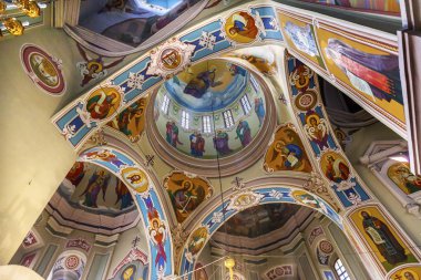 Dome Saint George Cathedral Vydubytsky Monastery Kiev Ukraine clipart
