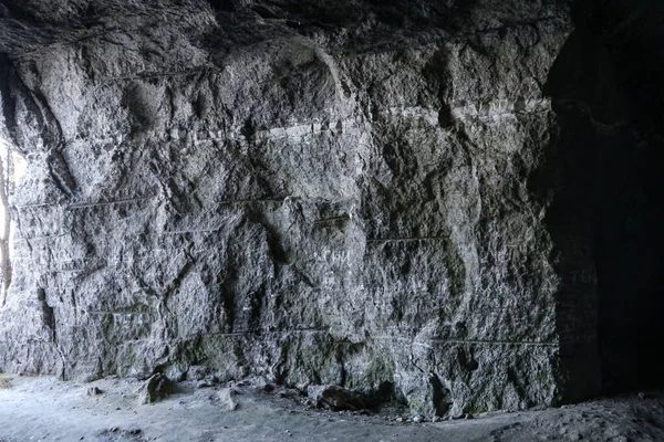 Galerias Abandonadas Velhas Adits Para Extração Processamento Pedra Natural Caverna — Fotografia de Stock