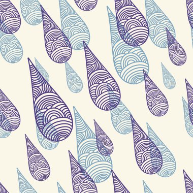 Yağmur damlaları sorunsuz arka plan