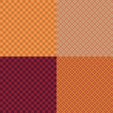 Retro Dikişsiz desen