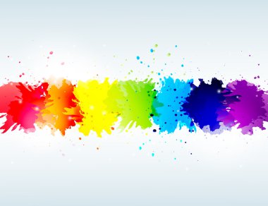 Arka plan gökkuşağı açıkları ile