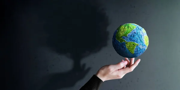 Welttag Der Erde Esg Konzept Grüne Energie Erneuerbare Und Nachhaltige — Stockfoto