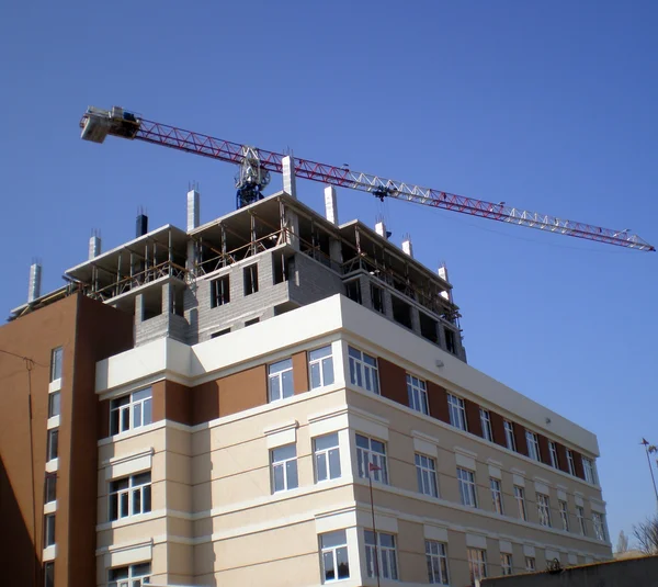 Construção de um complexo habitacional em Melitopol — Fotografia de Stock