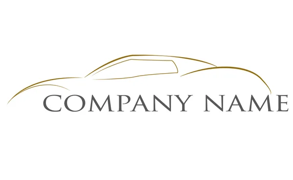 Araba şirket logosu — Stok Vektör