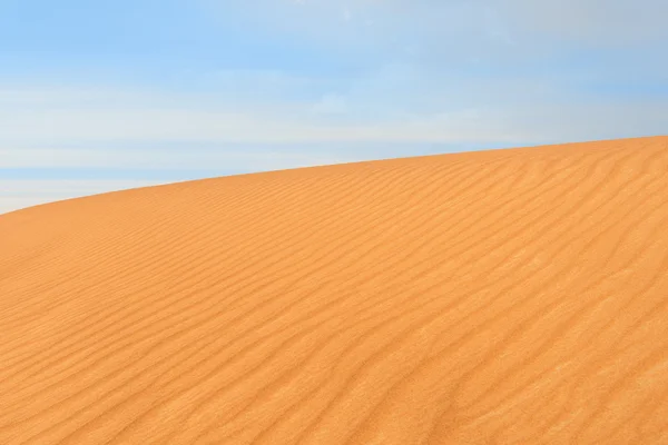 Foto einer Sanddüne in der Wüste der Vereinigten Arabischen Emirate — Stockfoto