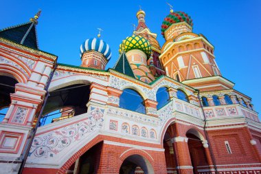 gece görüş Aziz basil Katedrali, Moskova