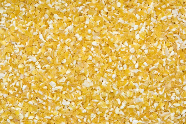 Close up shot of split oat grain (textured) — Stock Photo, Image