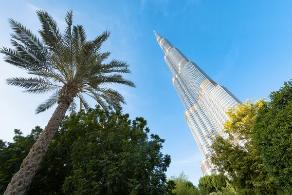 DUBAI, Emiratos Árabes Unidos: Burj khalifa, Downtown on septiembre 23, 2015 —  Fotos de Stock