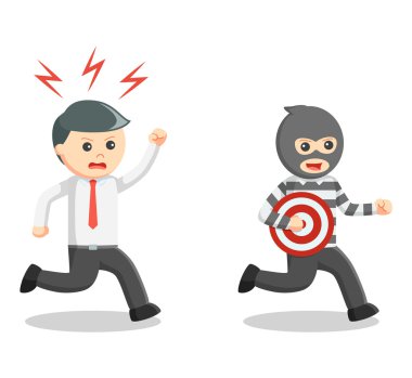 İş adamı hırsız hedef