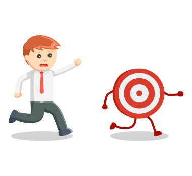 İş adamı hedef yakalamak