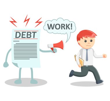 Borç ensalved iş adamı