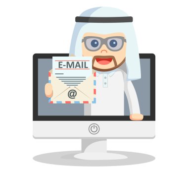 Arapça iş adam e-posta