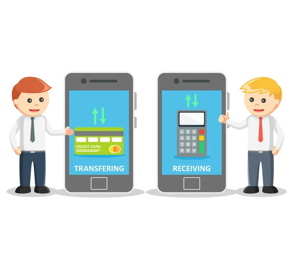 Mobilne płatności od smartphone — Wektor stockowy